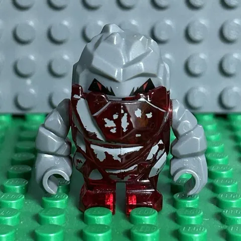 LEGO Power Miners Minifigure Rock Monster Meltrox (Red)