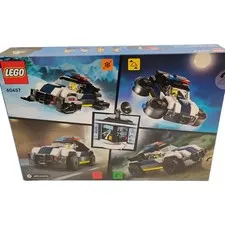 Lego City Build Set Custom Police Garage 489 Pcs Brand New #60457