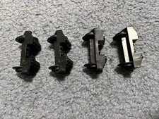 Lot of 4 LEGO RC Train Wheel Holders with Wheels 2878c02