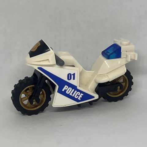 LEGO City Police Motorcycle Modern Sport Bike (Part 18895) A7