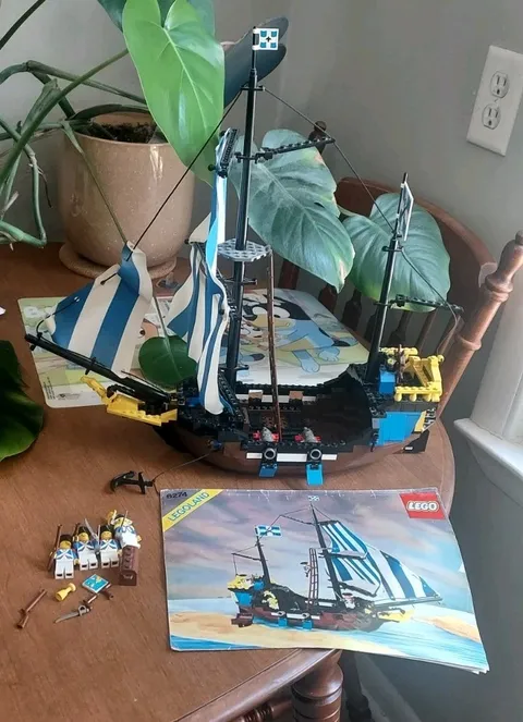 LEGO Pirates: Caribbean Clipper (6274) 100% Complete With Instructions 1989