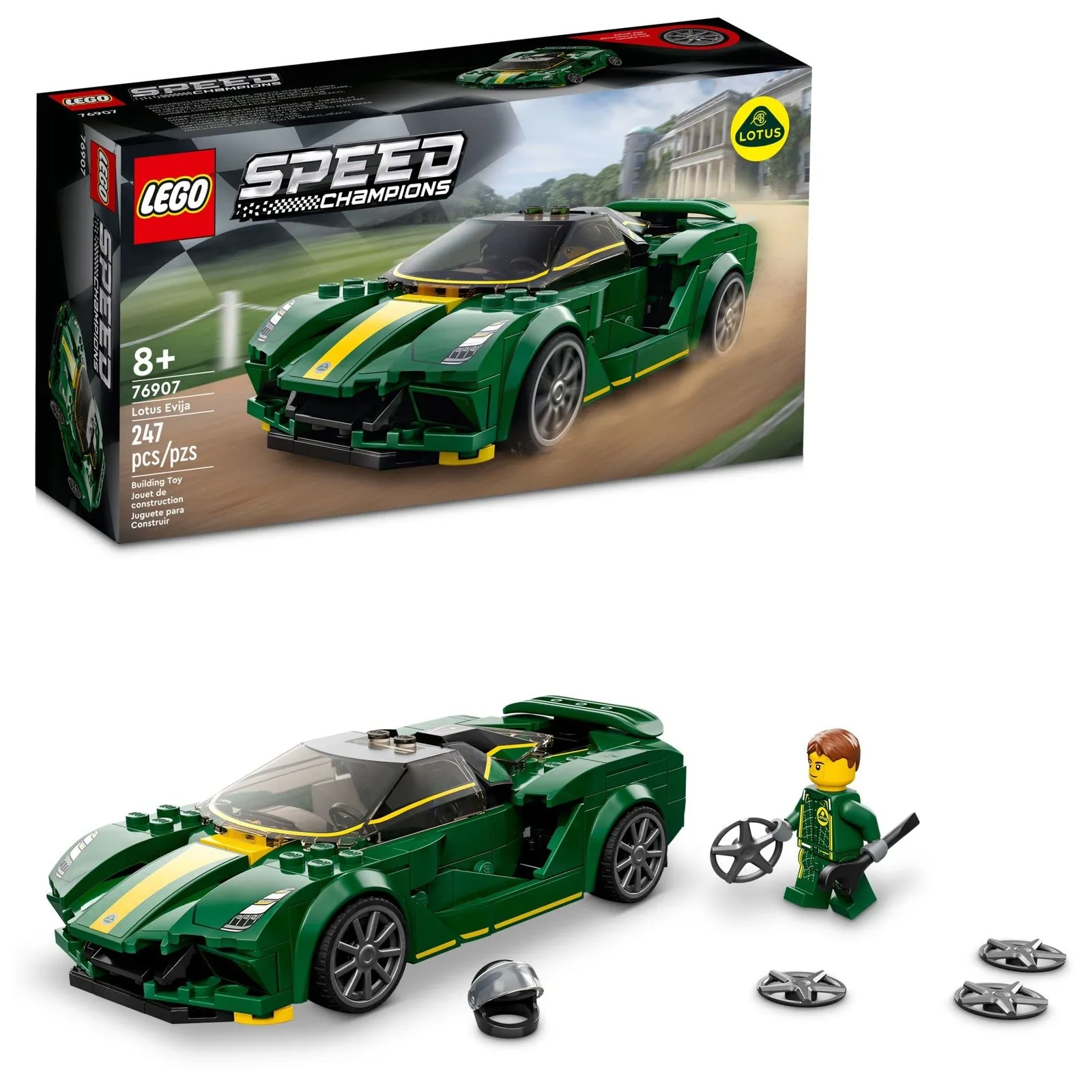 Lego Speed ​​Champions Lotus Evija 76907 Car Model Building Kit; Cool Toy Hyper_