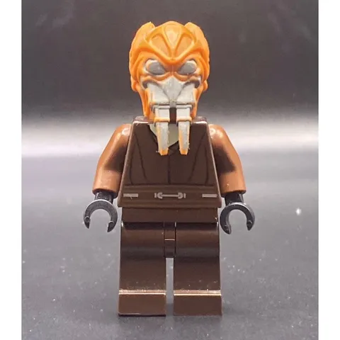 LEGO Star Wars Plo Koon Minifigure sw0198 Jedi Master Dark Brown Robes
