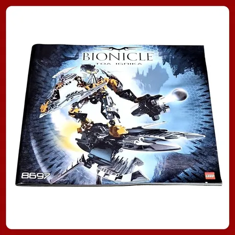 LEGO Bionicle 8697 Toa Ignika Instruction Manual 2008 Retired Booklet VTG 452525