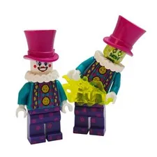 Lego Hidden Side Minifigure Terry Top Normal & Paranormal Version Lot of 2 Figs