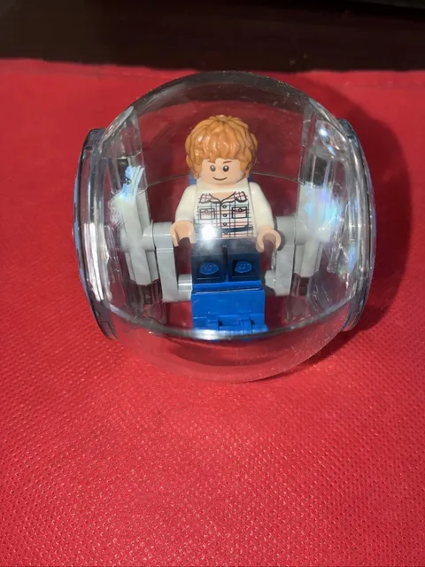 LEGO Gyrosphere w Gray Mitchell Minifigure From Lego Jurassic World, USED