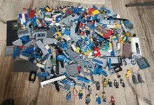 LEGO Bulk Bricks & Pieces Lot Mixed Colors Specialty Parts Mini figs nearly 4lbs
