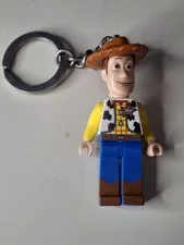 Lego Minifigure Keychain Toy Story Woody With Chain And Keyring