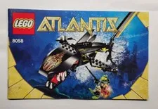 Lego 8058 Atlantis Guardian of the Deep Instruction Manual ONLY 