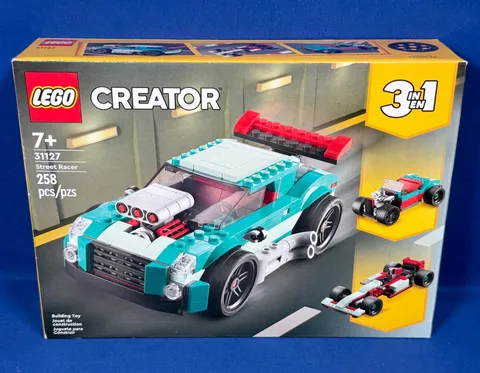 New STREET RACER - Lego 31127 CREATOR 3-in-1 Muscle Car HOT ROD Race Car 258 pc