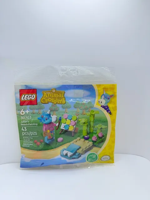 NEW SEALED Lego Animal Crossing Julian's Beach Painting Polybag 30703