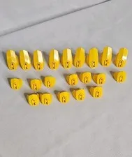 21x LEGO Hero Factory Yellow Armor Size 3 and Size 5