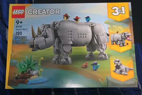 LEGO 31171 Creator 3 In1 Majestic Rhino New In Factory Sealed Box