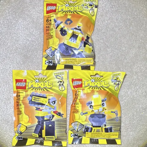 LEGO Mixels Series 6 - COMPLETE SET and Brand New - Wuzzo, Karan, Forx