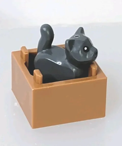 Lego 60475 Gray Kitten Cat Pet in Box City Christmas 