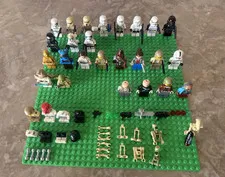 LEGO Star Wars Minifigure. Many from different sets. Weapons, parts, etc.