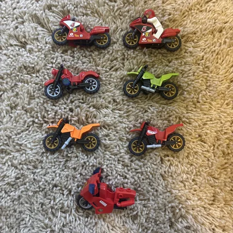 LEGO Motorcycles Huge Lot Of 7