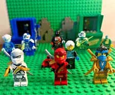 LEGO Ninjago Minifigure Lot Avatar Jay Golden Nya Retired Arcade Pods Parts READ