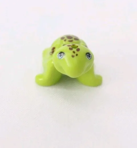 Lego Sea Turtle Elves Princess Animal Lime Green Reddish Brown Spot Friends Girl
