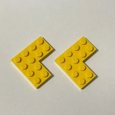 Lego 2639 Yellow Replacement Add-on Pieces Parts Lot of 2