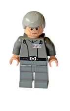 Lego Star Wars Minifigure SW0157 Grand Moff Wilhuff Tarkin grey uni smooth hair