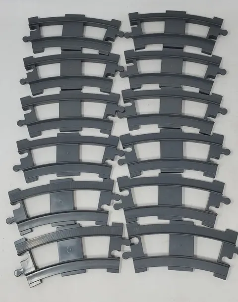 Lego Duplo Train Track Curved Lot of 12 Gray