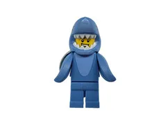 Lego Shark Suit Guy Key Chain Mini Figure Item 853666