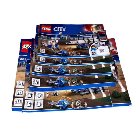 LEGO city Rocket Assembly & Transport Space 60229 manuals 1-11 2019 no bricks