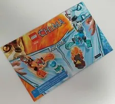INSTRUCTION MANUAL BOOKLET Lego Chima Fire vs. Ice 70156