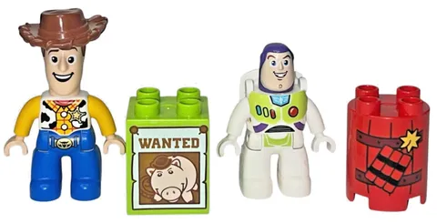 LEGO Duplo Toy Story Woody Buzz Lightyear Figures Hamm Brick Dynamite Brick
