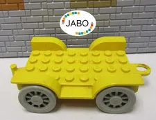 (G13/13) LEGO Fabuland 4796c01 Vehicle Chassis Chassis 6x8 Yellow 3641 3675