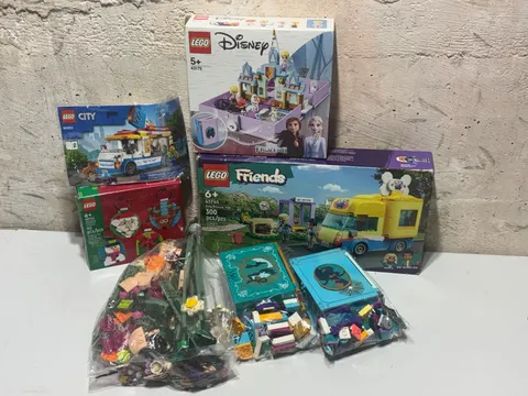 LEGO Lot of 8 Sets Disney Friends City Icons Incomplete + 1 Sealed Mystery