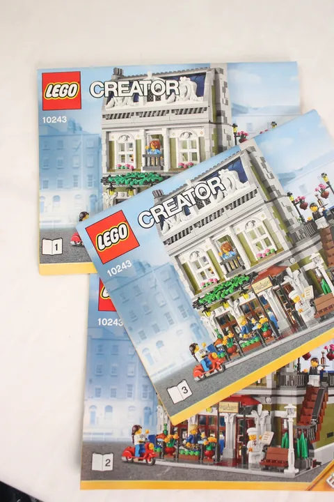 LEGO Creator Expert 10243 Parisian Restaurant  Instruction Manual Booklet Guides