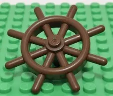 Lego Brown Boat Ship Wheel Part 4790