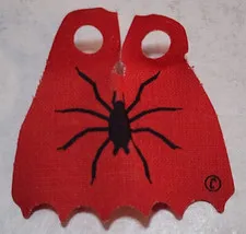 Lego 71351 Fright Knights Red Cape With Black Spider For Witch Minifigure ONLY
