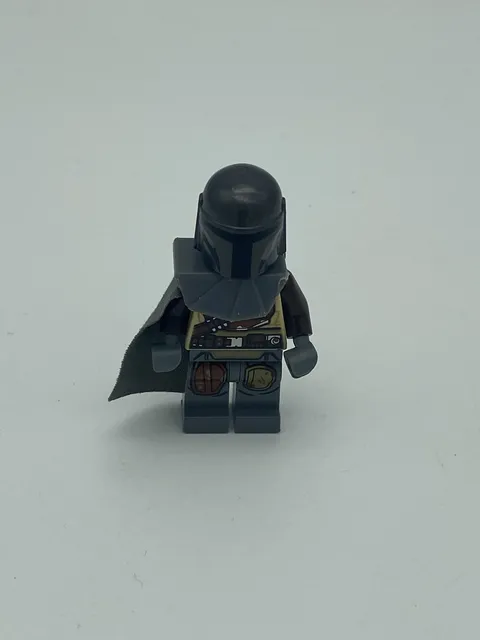 LEGO Star Wars Mandalorian Din Djarin Minifigure sw1057 Brown Durasteel Armor A5