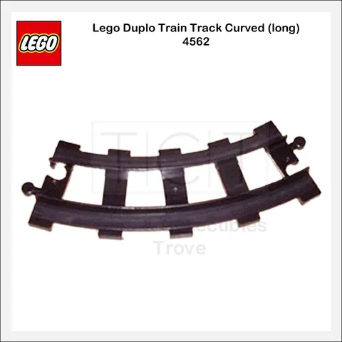 Lego Part Duplo Train Track Curved (long) 4562