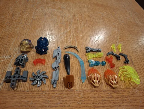 LEGO BIONICLE Bulk Lot Mixed Parts Pieces & Accessories Multicolor Plastic