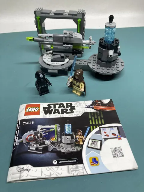 LEGO 75246 Star Wars: Death Star Cannon ~ completed build and instructions