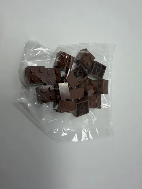 LEGO 3003 New Brown 2x2 Building Bricks Blocks Parts & Pieces Lot Of 15