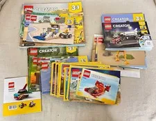 41 Lego - Instruction Manuals Only-CREATOR~ Assorted Booklets Numbers Below