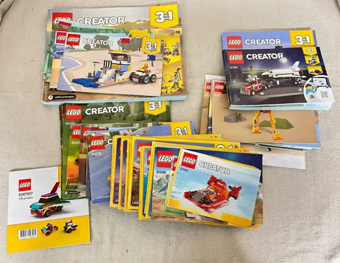 41 Lego - Instruction Manuals Only-CREATOR~ Assorted Booklets Numbers Below