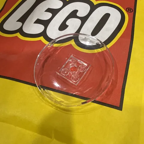 Lego Dish Trans Clear, 6x6 round Inverted Solid studd Radar H36