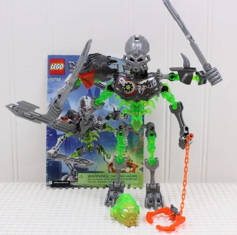 LEGO 70792 Bionicle Skull Slicer Complete Build Retired Set 2015