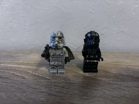 LEGO Star Wars Mimban Stormtrooper Minifigure RARE w/ BONUS Tie Fighter Minifig