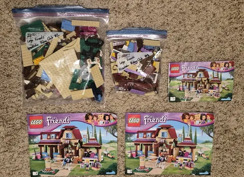 LEGO Heartlake Riding Club 41126 Complete Set, with Instructions Manual