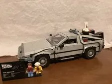 LEGO 10300 Back to the Future Time Machine DeLorean - 100% complete NO BOX