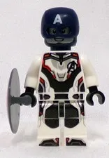 LEGO Marvel 76123 sh0625 Captain America White Jumpsuit Minifigure Minifig