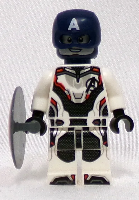 LEGO Marvel 76123 sh0625 Captain America White Jumpsuit Minifigure Minifig