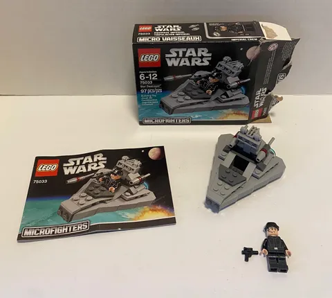 Lego 75033 Star Wars Microfighters Star Destroyer Complete Box Instructions 2014